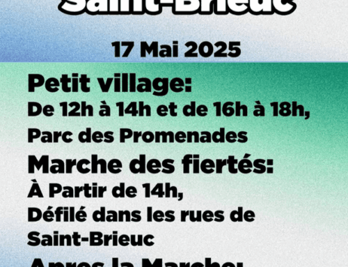 Village et marche des fiertés le samedi 17 mai à partir de 12h – Parc des Promenades – Saint-Brieuc