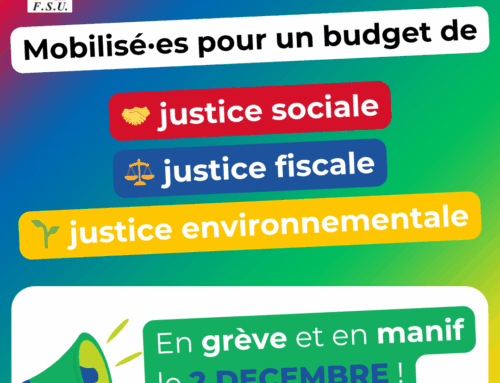 Le 2 décembre toutes et tous mobilisé·es contre l’austérité, pour nos salaires et un autre budget !